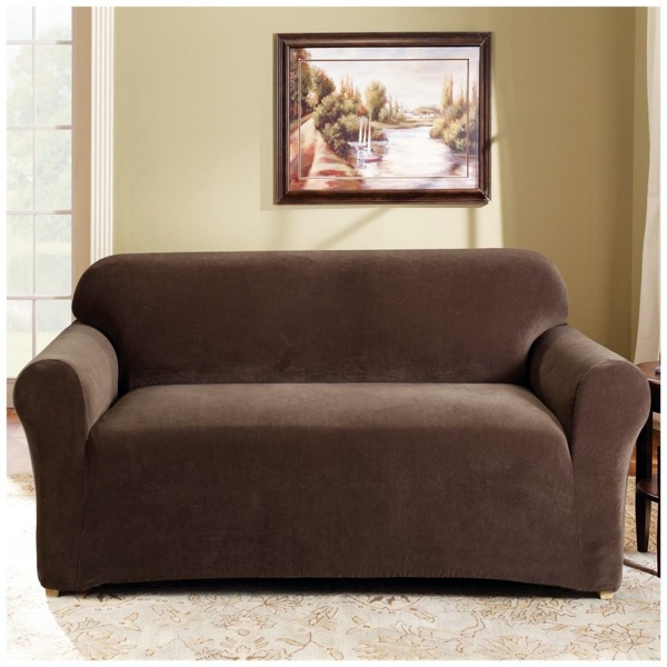 Stretch Cover for Sofa - traditional bed and sofa slipcovers
