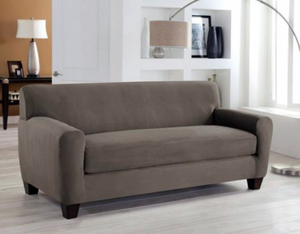 Stretch Cover for Sofa - traditional bed and sofa slipcovers