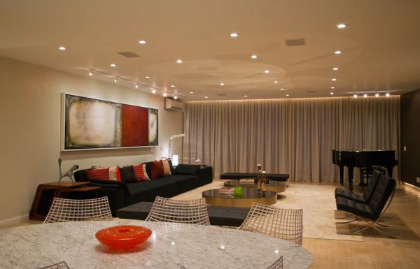 Send recessed lighting for modern interiors - stylish and inviting