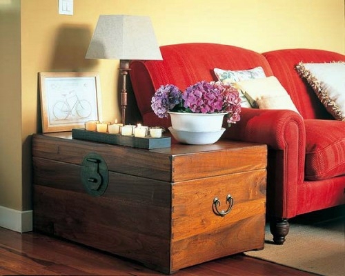 15 original and extravagant ideas for interior decoration with chests