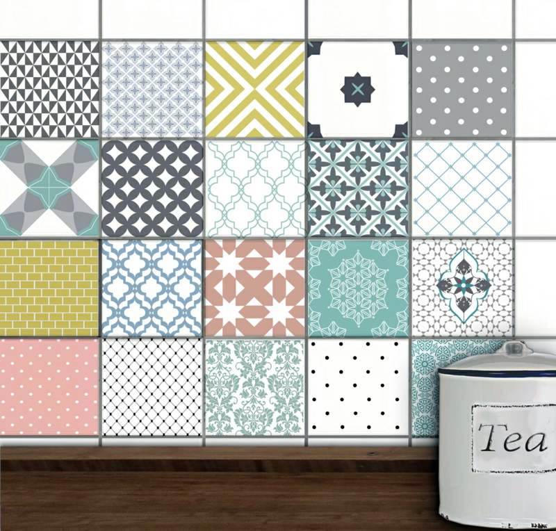 Adhesive film for tile You can beautify old tiles! Avso