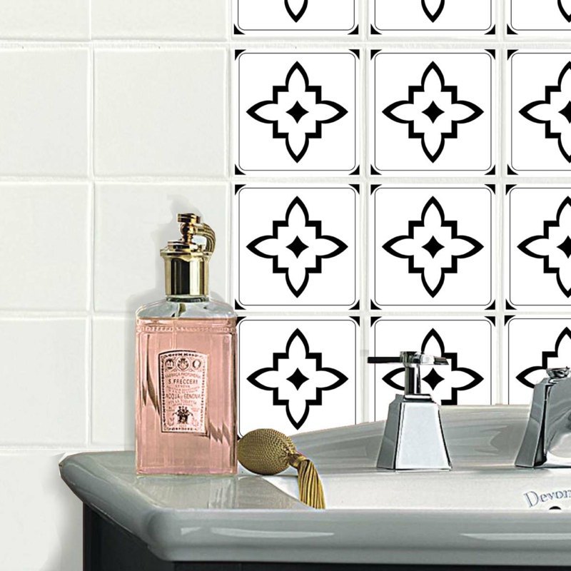 Wandfliesen - Adhesive film for tile - You can beautify old tiles! Wandfliesen - Adhesive film for tile - You can beautify old tiles!