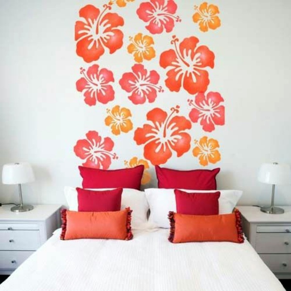 Bedroom wall design - creative decorating ideas