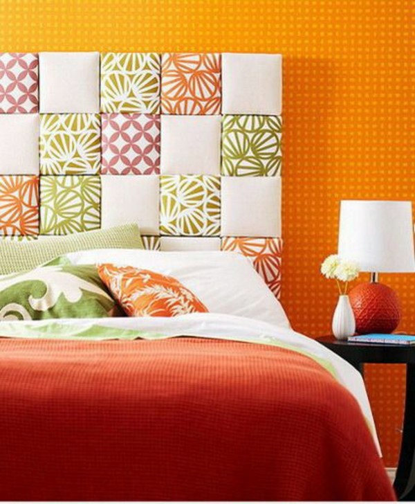 Wandtattoo - Bedroom wall design - creative decorating ideas