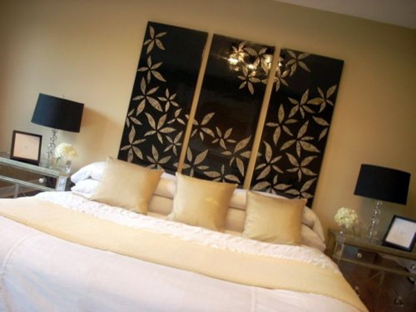 Bedroom wall design - creative decorating ideas