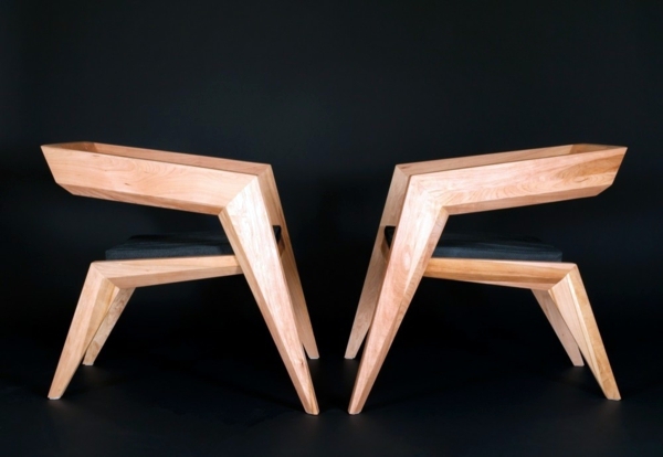 Celebrate avant-garde minimalism: 2R vanguard wooden chair by Sien Studio