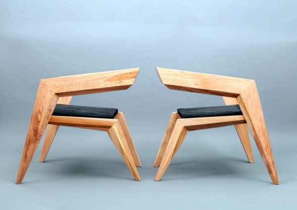 Celebrate avant-garde minimalism: 2R vanguard wooden chair by Sien Studio