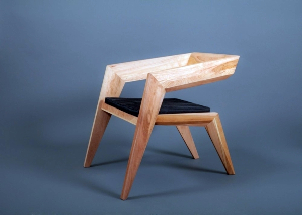 Celebrate avant-garde minimalism: 2R vanguard wooden chair by Sien Studio