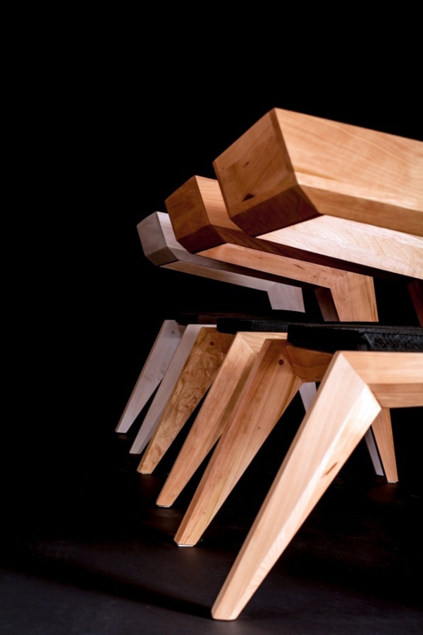 Celebrate avant-garde minimalism: 2R vanguard wooden chair by Sien Studio