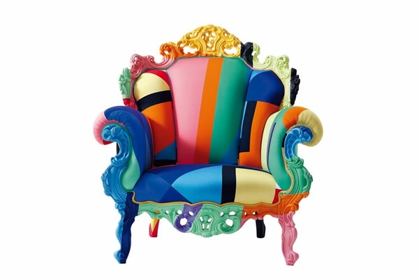 Elegant Armchair Design from Italy: Proust Geometrica - a modern interpretation of Alessandro Mendini