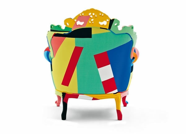 Elegant Armchair Design from Italy: Proust Geometrica - a modern interpretation of Alessandro Mendini
