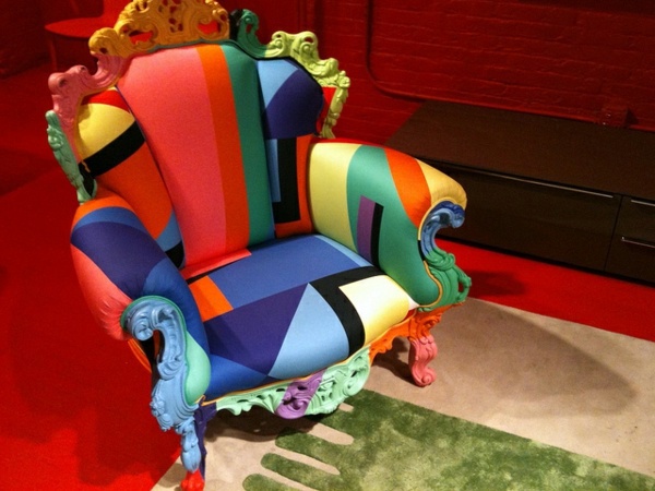 Elegant Armchair Design from Italy: Proust Geometrica - a modern interpretation of Alessandro Mendini