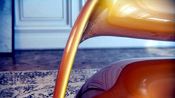 Extravagant office furniture with fluid forms of Nuvist