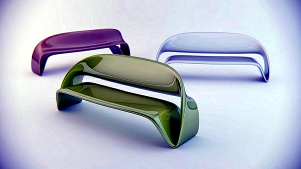 Extravagant office furniture with fluid forms of Nuvist