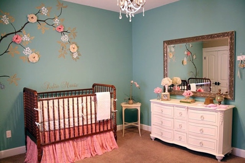 Use vintage accents - Nursery device