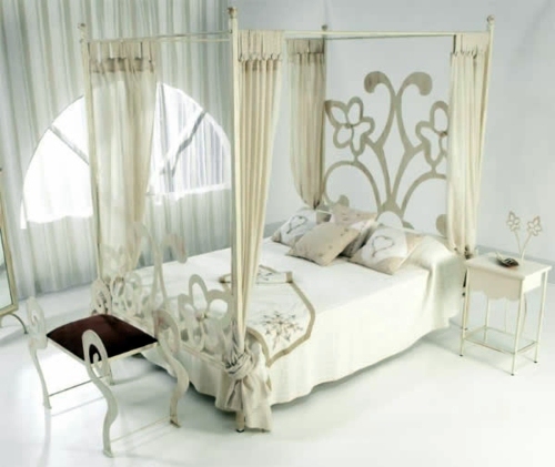 50 cool ideas for canopy beds made of wood in the bedroom