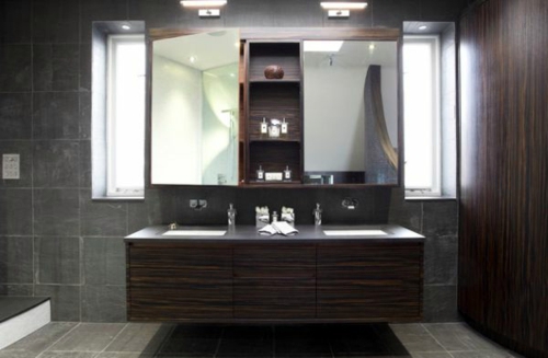 33 dark bathroom design ideas