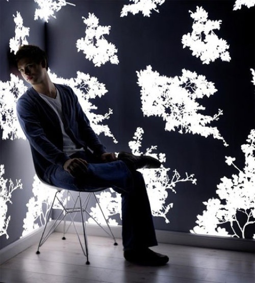 Lampen - As if from beyond the grave here: emitting light wallpaper by Jonas Samson Lampen - As if from beyond the grave here: emitting light wallpaper by Jonas Samson