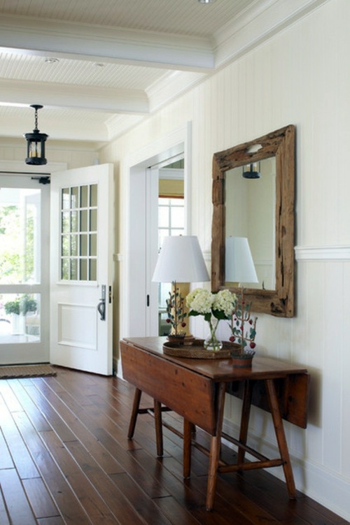 Setting up interior design country style - create rustic ambience everywhere