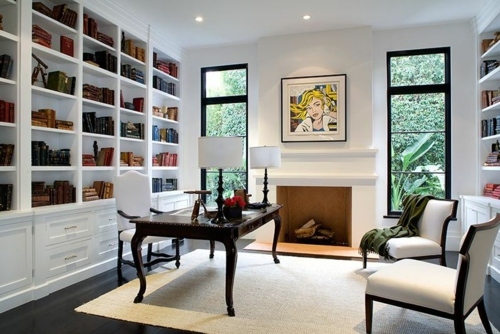 13 stylish built-in shelves with large surface