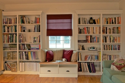 13 stylish built-in shelves with large surface