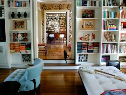 13 stylish built-in shelves with large surface