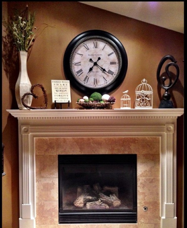 Einrichtungsideen - Great ideas on how to decorate the fireplace