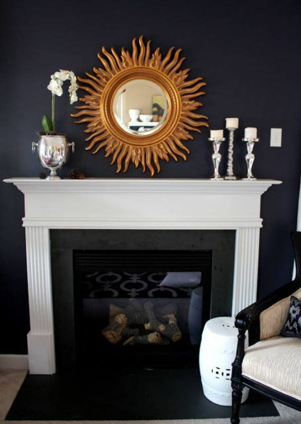 Great ideas on how to decorate the fireplace