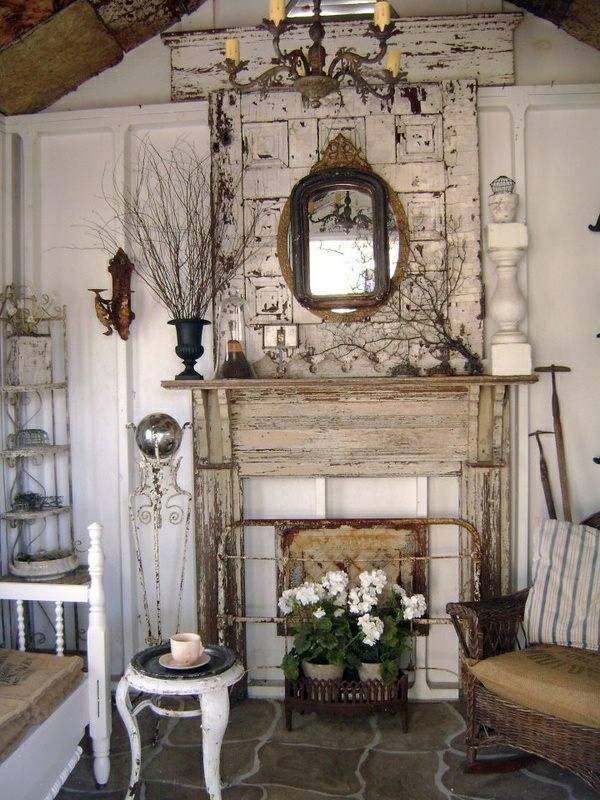 Great ideas on how to decorate the fireplace