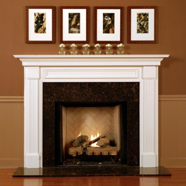 Great ideas on how to decorate the fireplace