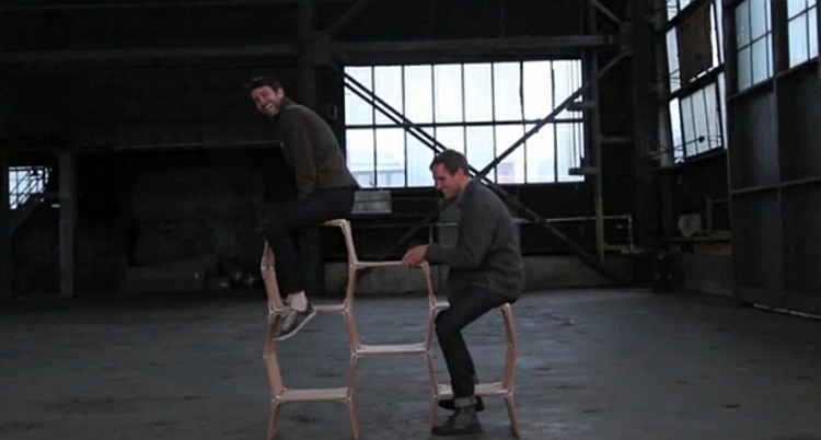 Modern designer furniture, can be constructed without tools Modern designer furniture, can be constructed without tools