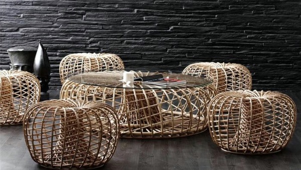 Sustainable rattan furniture with Scandinavian charm