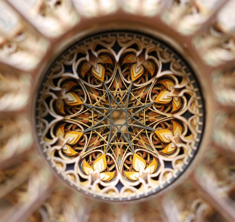 Modern Art from paper by Laser Cut Technique