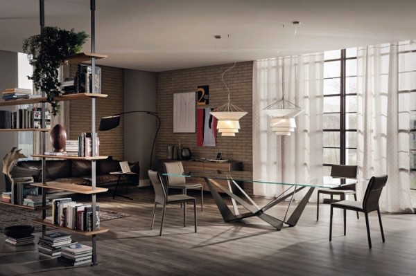 Modern dining tables with chairs show sculptural elegance Modern dining tables with chairs show sculptural elegance
