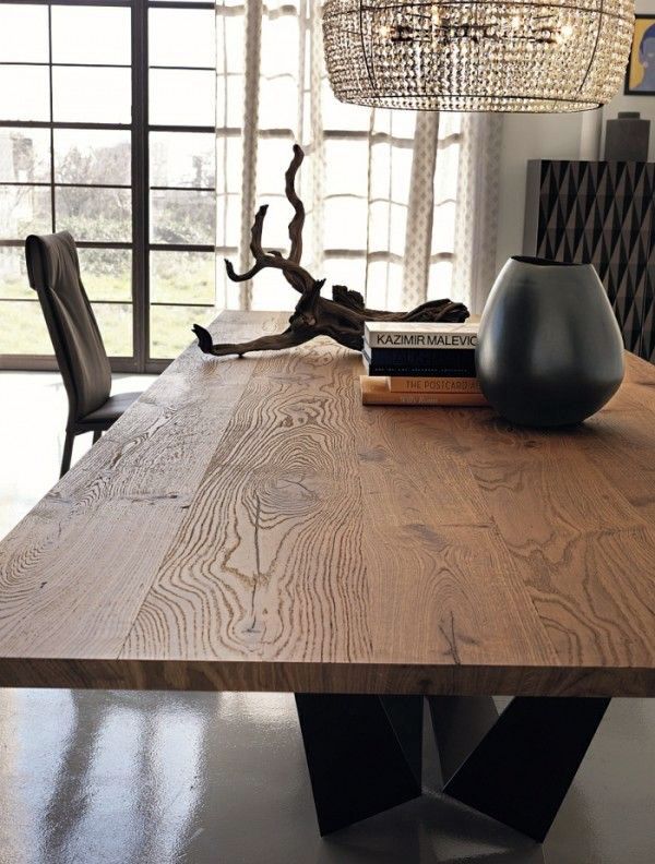 Modern dining tables with chairs show sculptural elegance