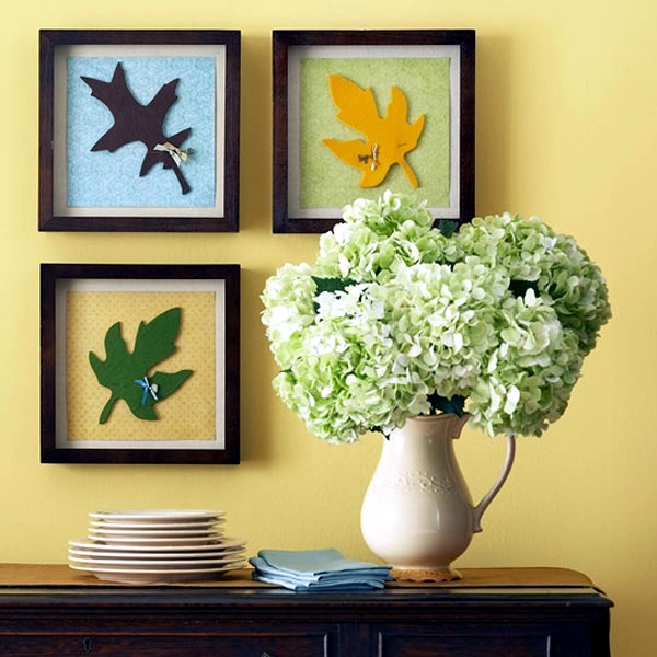 Pine cones and autumn leaves decorating ideas Pine cones and autumn leaves decorating ideas