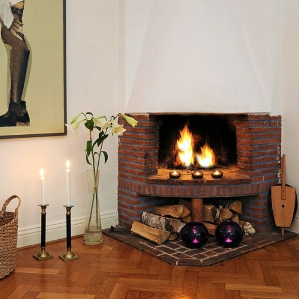 35 Ideas For Scandinavian Fireplaces Interior Design Ideas