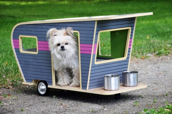 DIY Möbel - Cool caravans for Pets - Designer dog house on wheels