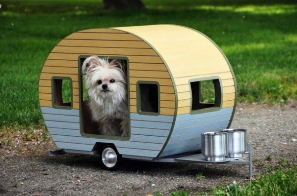 Cool caravans for Pets - Designer dog house on wheels Cool caravans for Pets - Designer dog house on wheels