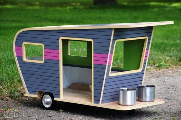Cool caravans for Pets - Designer dog house on wheels Cool caravans for Pets - Designer dog house on wheels