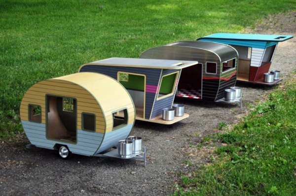 Cool caravans for Pets - Designer dog house on wheels Cool caravans for Pets - Designer dog house on wheels