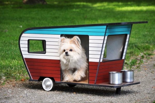 Cool caravans for Pets - Designer dog house on wheels Cool caravans for Pets - Designer dog house on wheels