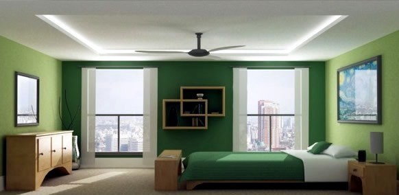 Green Bedroom