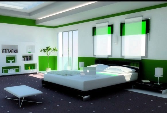 Green Bedroom