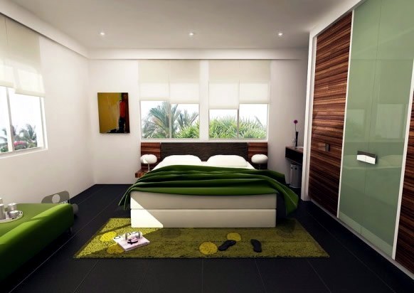 Green Bedroom