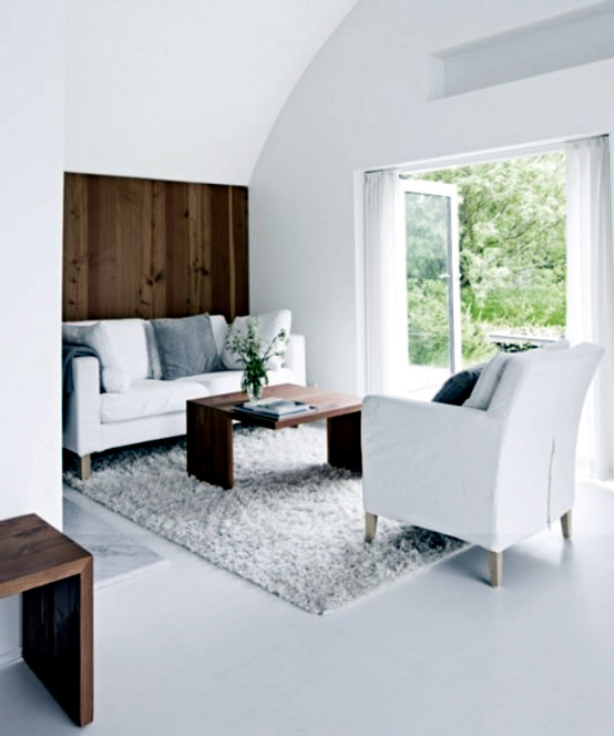Architektur - Minimalist and chic Scandinavian interior