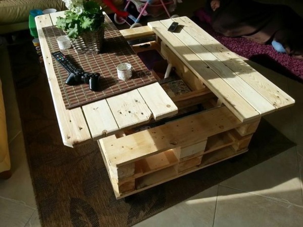 Garden table build yourself - Put some creativity and a craft!