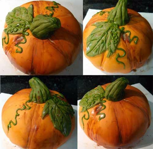 Halloween Party Ideas - great cakes in pumpkin shape