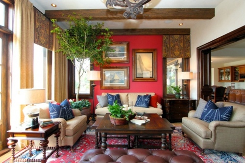 15 Color Interior Design In Red White And Blue It Starts