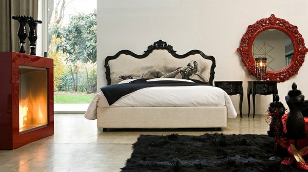 Bold Bedroom Color Ideas With Black And White Accents